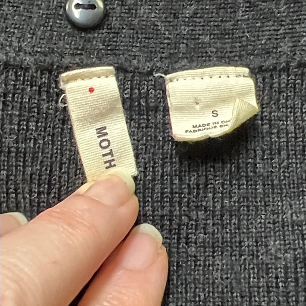 Anthropologie Moth Snap Sweater